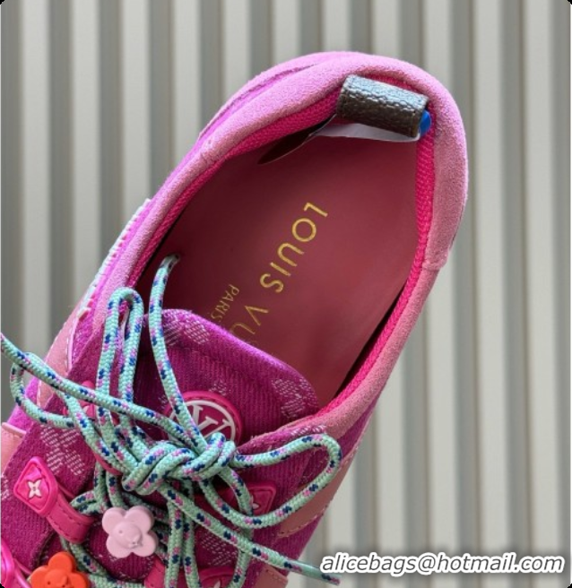 Luxury Louis Vuitton Monogram Denim Rosy LV Sneakerina 60728105 2026