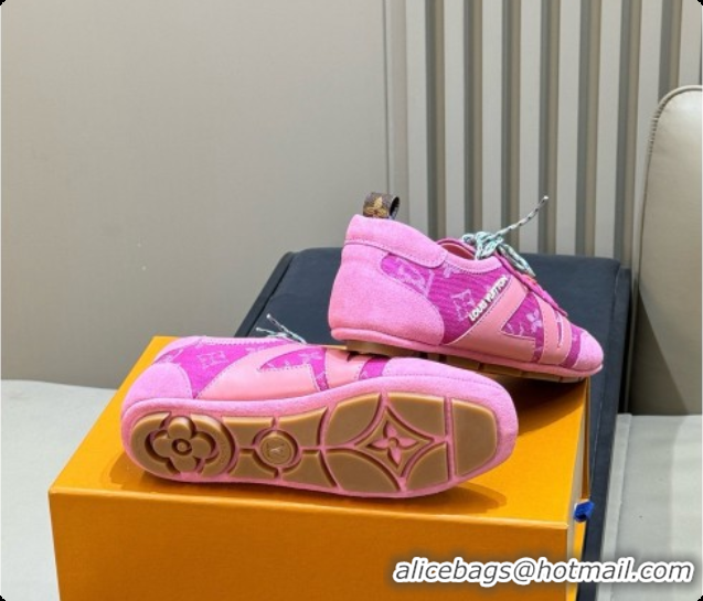 Luxury Louis Vuitton Monogram Denim Rosy LV Sneakerina 60728105 2026