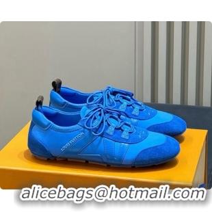 Sumptuous Louis Vuitton LV Sneakerina in Mix of Materials Monogram/Blue 60728106 2026