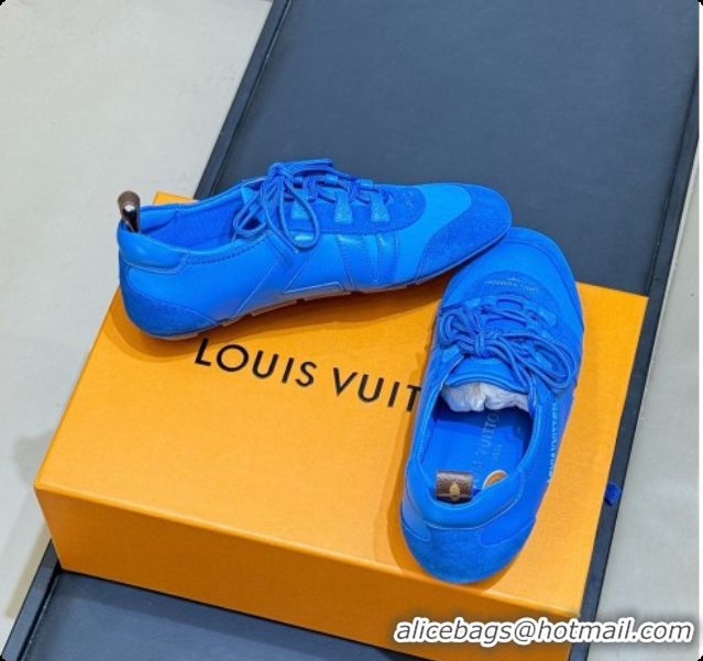 Sumptuous Louis Vuitton LV Sneakerina in Mix of Materials Monogram/Blue 60728106 2026