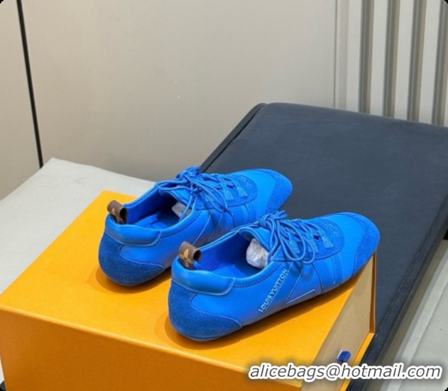 Sumptuous Louis Vuitton LV Sneakerina in Mix of Materials Monogram/Blue 60728106 2026
