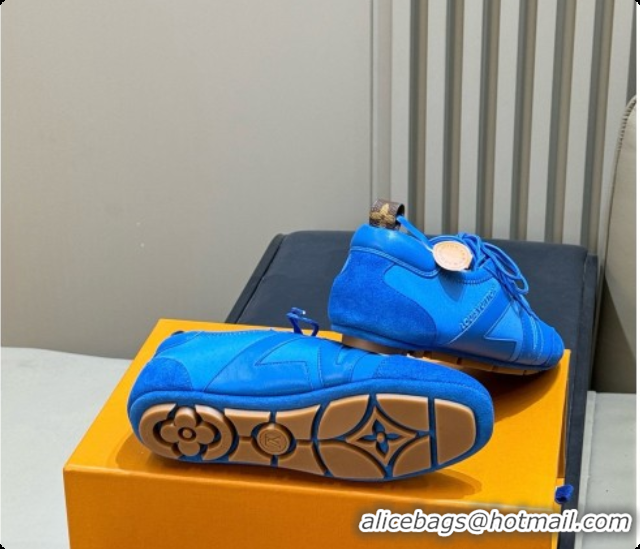 Sumptuous Louis Vuitton LV Sneakerina in Mix of Materials Monogram/Blue 60728106 2026