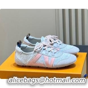 Good Quality Louis Vuitton LV Sneakerina in Fabric & Leather Grey/Pink 0728109 2026
