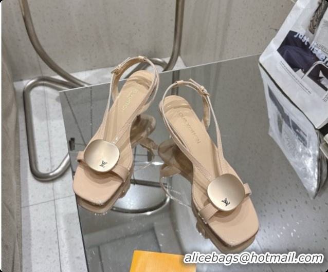 Unique Style Louis Vuitton LV Treasure Sandal in Beige Patent Calf Leather 60728118 2026