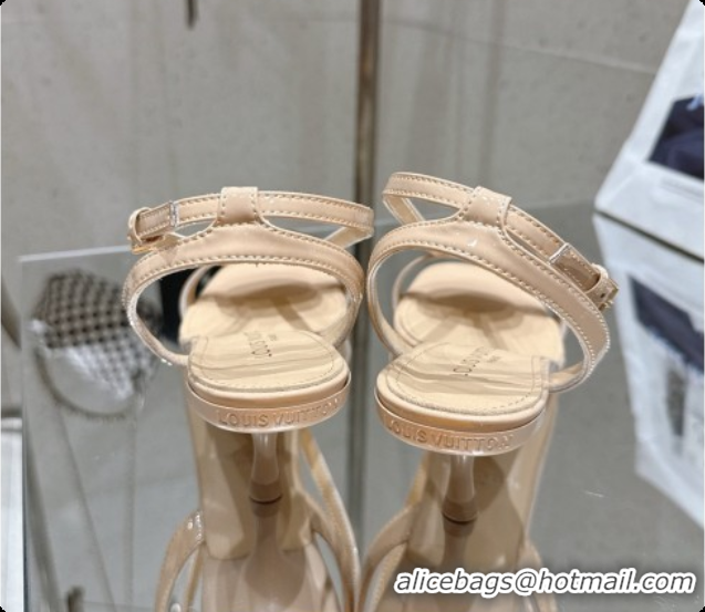 Unique Style Louis Vuitton LV Treasure Sandal in Beige Patent Calf Leather 60728118 2026