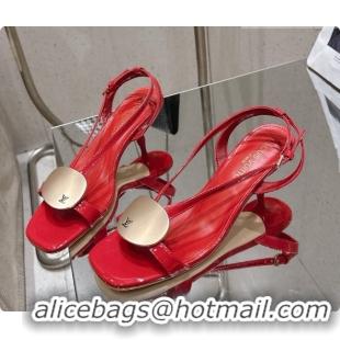 Good Looking Louis Vuitton LV Treasure Sandal in Red Patent Calf Leather 60728119 2026
