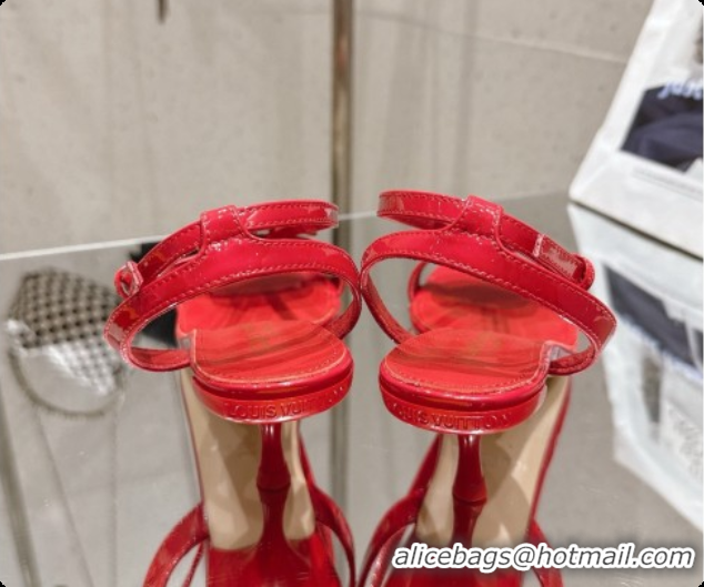 Good Looking Louis Vuitton LV Treasure Sandal in Red Patent Calf Leather 60728119 2026