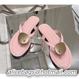 Hot Style Louis Vuitton LV Treasure Flat Mule in Pink Patent Calf Leather 60728120 2026