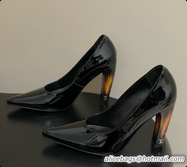 Sumptuous Louis Vuitton Patent Calfskin Pumps 10.5cm Heel LV072912 Black 2026