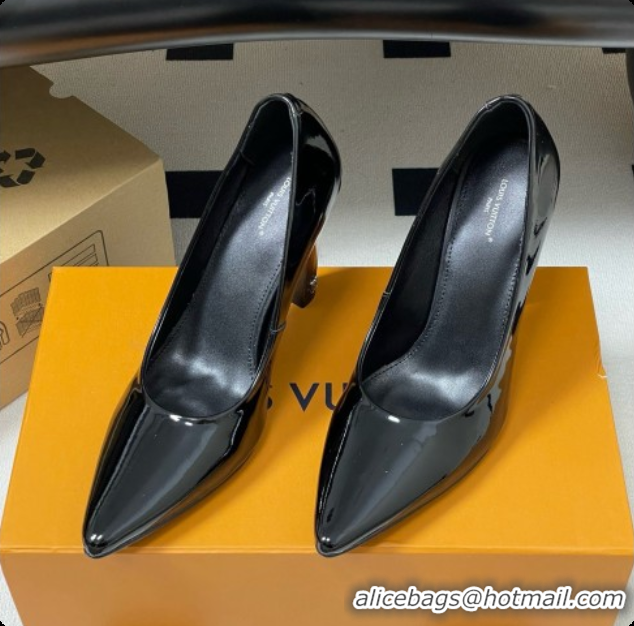 Sumptuous Louis Vuitton Patent Calfskin Pumps 10.5cm Heel LV072912 Black 2026