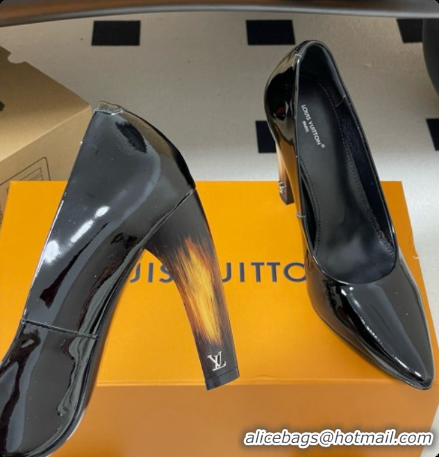 Sumptuous Louis Vuitton Patent Calfskin Pumps 10.5cm Heel LV072912 Black 2026