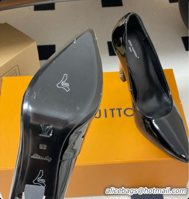 Sumptuous Louis Vuitton Patent Calfskin Pumps 10.5cm Heel LV072912 Black 2026