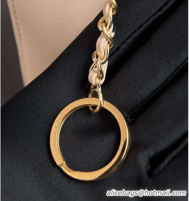 Top Grade Chanel Small Shopping Bag in Smooth Calfskin AS6243 Beige 2026