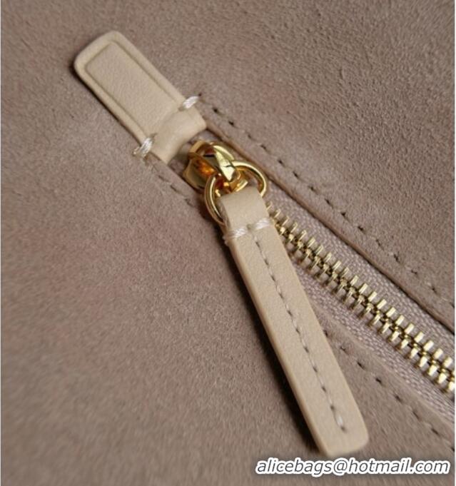 Top Grade Chanel Small Shopping Bag in Smooth Calfskin AS6243 Beige 2026