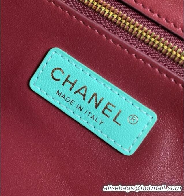 Shop Discount Chanel Small Shopping Bag in Crocodile Embossed Calfskin AS6243 Green 2026