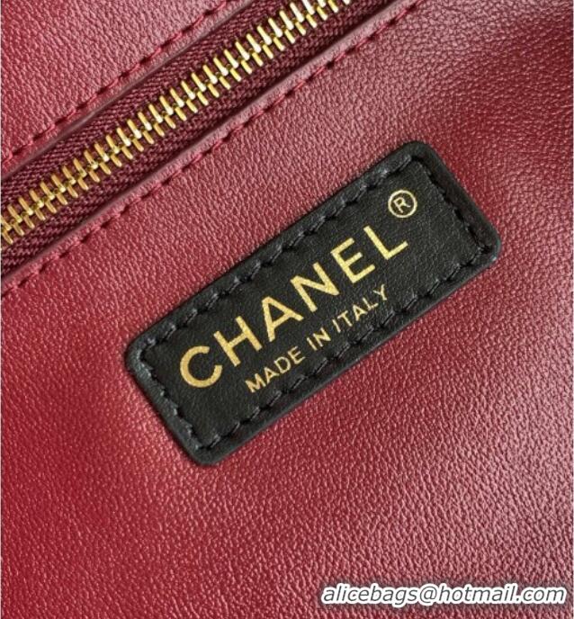 Best Product Chanel Small Shopping Bag in Crocodile Embossed Calfskin AS6243 Black 2026