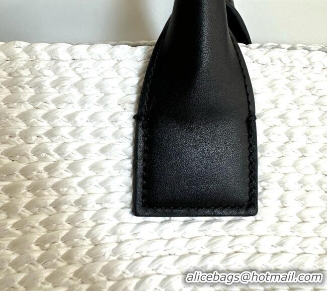 Big Discount Chanel Raffia/Calfskin Maxi Tote AS6148 2026