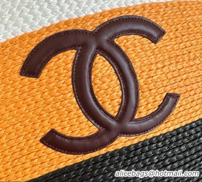 Big Discount Chanel Raffia/Calfskin Maxi Tote AS6148 2026