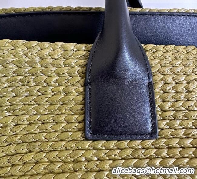 Best Price Discount Chanel Raffia & Calfskin Maxi Tote AS6148 2026