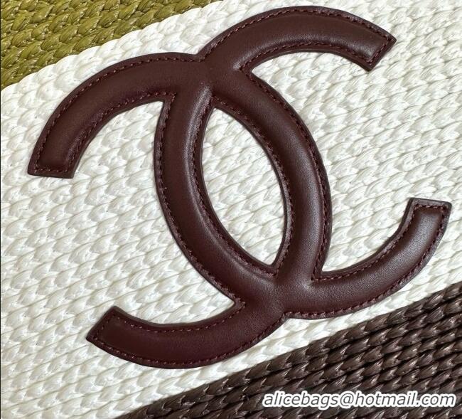 Best Price Discount Chanel Raffia & Calfskin Maxi Tote AS6148 2026