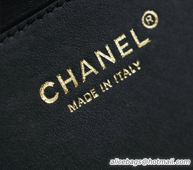 Top Grade Chanel Coco Beach Raffia Tote CH082513 Black 2026
