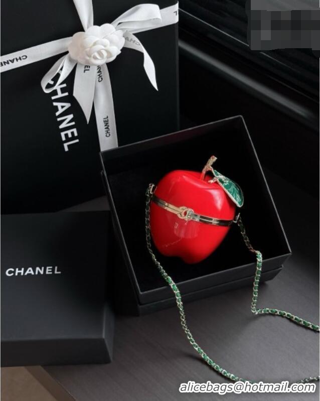 Market Sells Chanel Apple Minaudiere AS6436 Red 2026