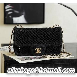 Classic Discount Chanel CoCo Beach Small Flap Bag AS6156 Black 2026