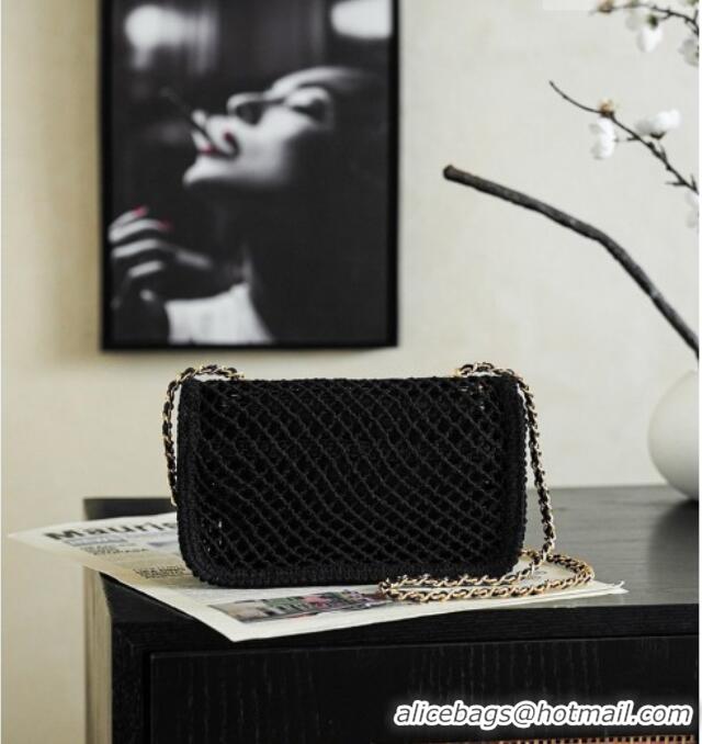 Classic Discount Chanel CoCo Beach Small Flap Bag AS6156 Black 2026