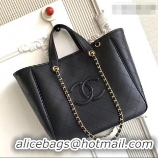 Best Product Chanel Small Tote Bag in Calfskin AS6200 Black 2026