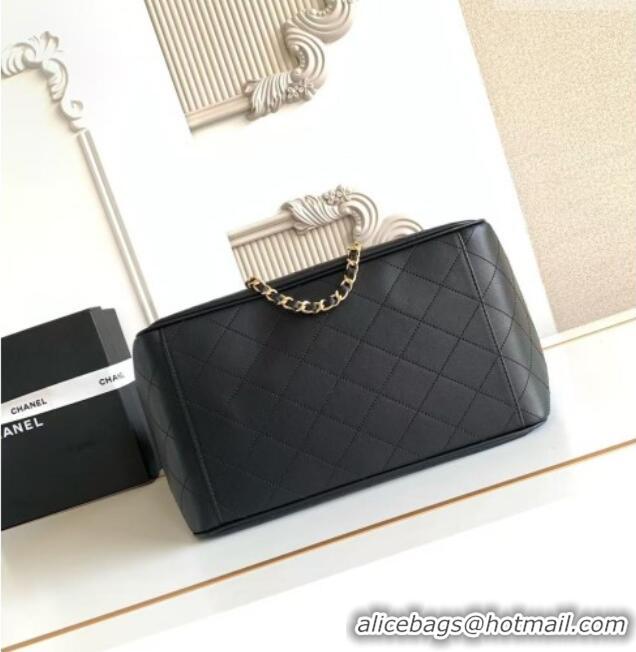 Best Product Chanel Small Tote Bag in Calfskin AS6200 Black 2026