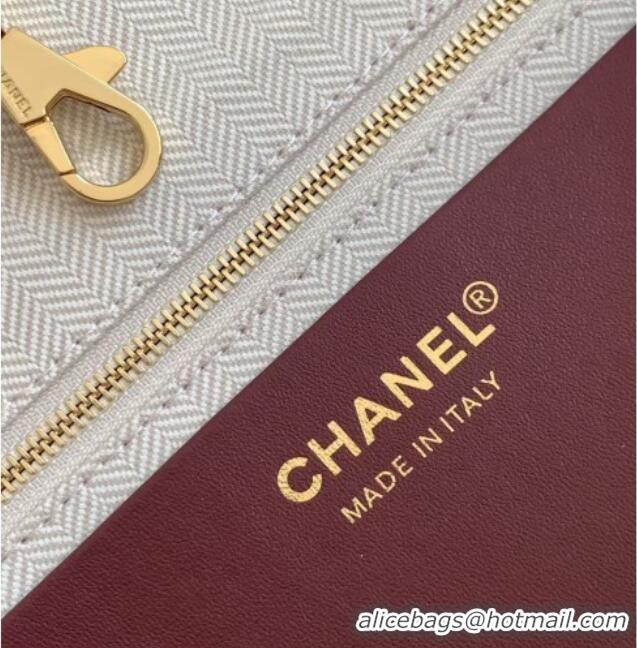 Buy Discount Chanel Small Tote Bag in Calfskin AS6200 Dark Brown 2026