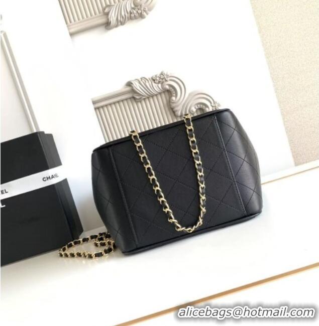 Reasonable Price Chanel Mini Tote Bag in Calfskin AS6199 Black 2026