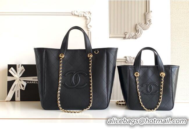Reasonable Price Chanel Mini Tote Bag in Calfskin AS6199 Black 2026