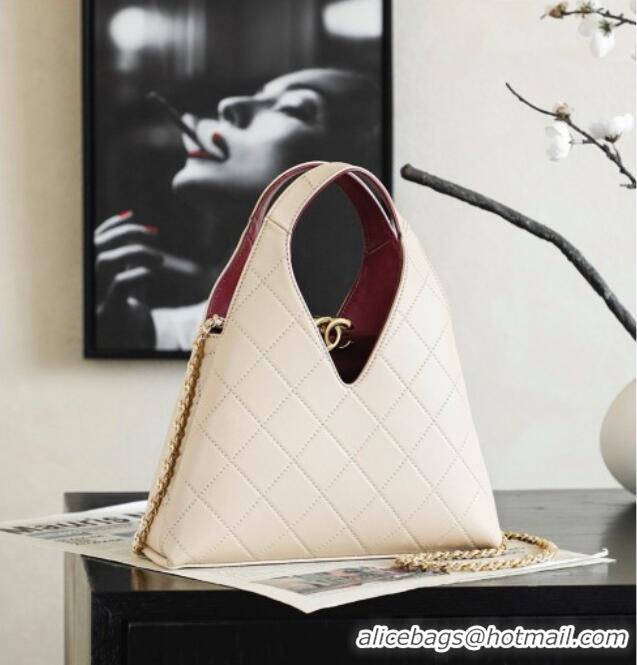 Buy Inexpensive Chanel Calfskin Tote Bag AS6390 White 2026