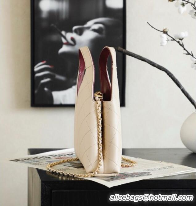Buy Inexpensive Chanel Calfskin Tote Bag AS6390 White 2026