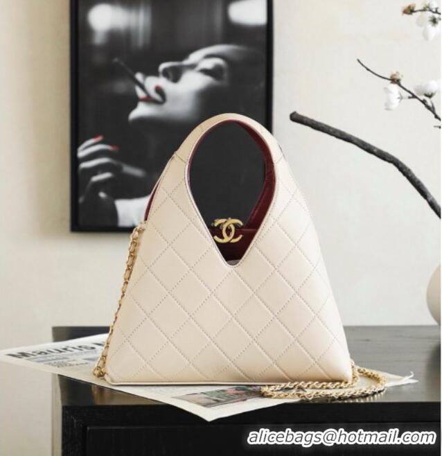 Buy Inexpensive Chanel Calfskin Tote Bag AS6390 White 2026