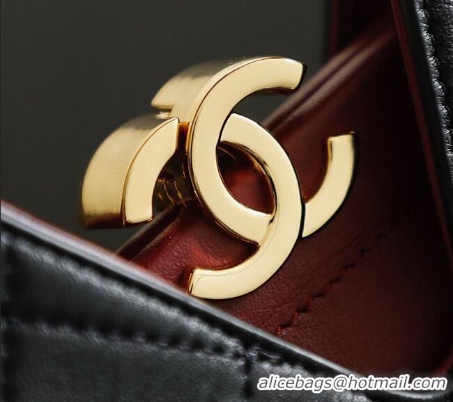 Traditional Discount Chanel Calfskin Tote Bag AS6390 Black 2026