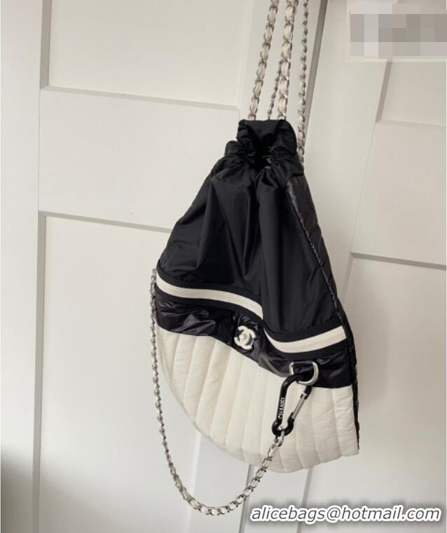Best Product Chanel Vintage Backpack CH082533 White/Black 2026