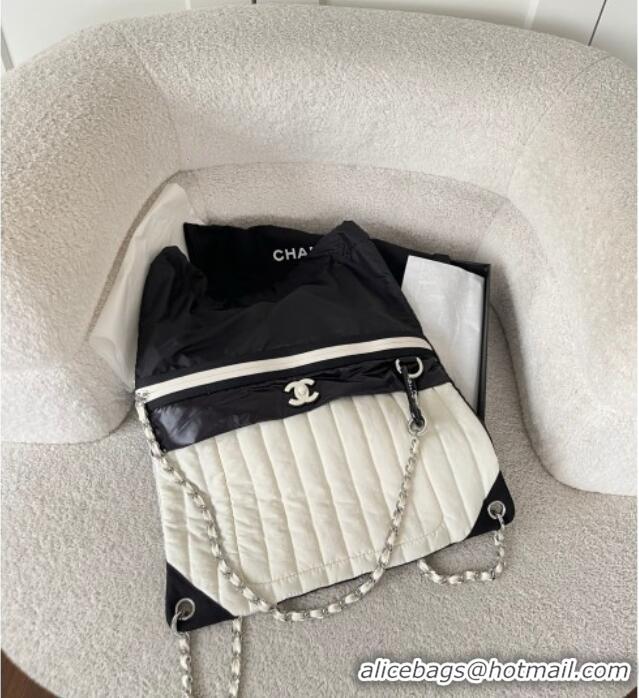 Best Product Chanel Vintage Backpack CH082533 White/Black 2026