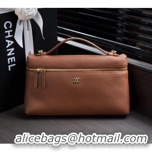 Top Quality Chanel Classic Vanity Bag in Grained Calfskin AS6473 Brown 2026