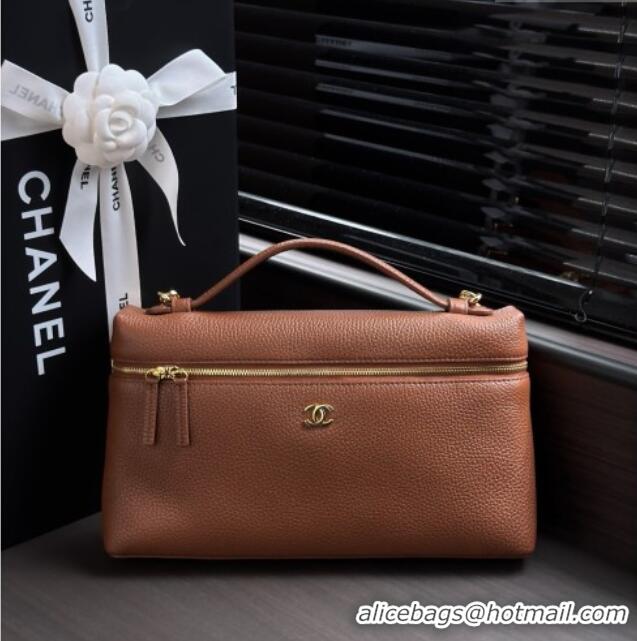 Top Quality Chanel Classic Vanity Bag in Grained Calfskin AS6473 Brown 2026