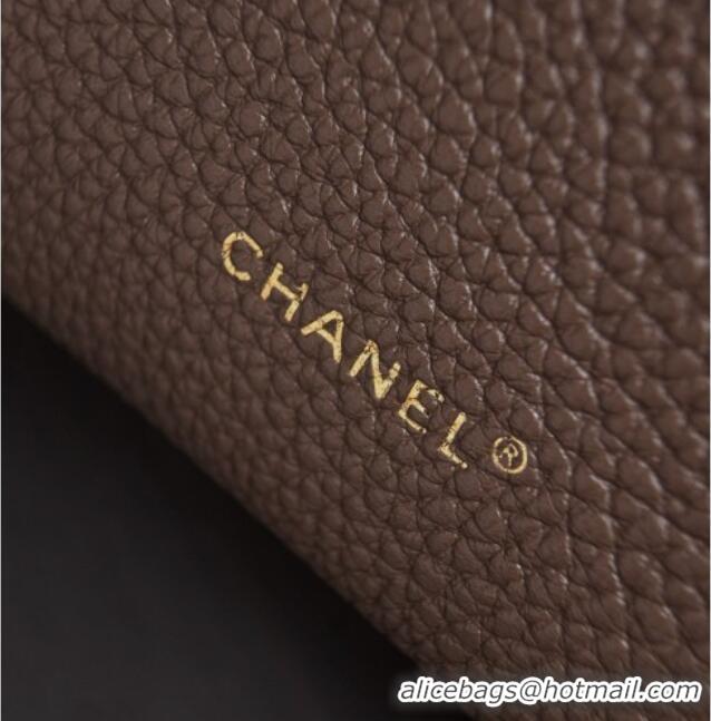 Buy Fashionable Chanel Large Vanity with chain/grained calfskin AP5347 Grey 2026