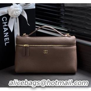 Modern Classic Chanel Classic Vanity Bag in Grained Calfskin AS6473 Grey 2026