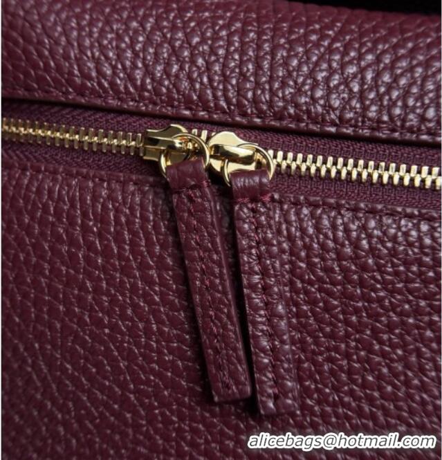Original Cheap Chanel Large Vanity with chain/grained calfskin AP5347 Burgundy 2026