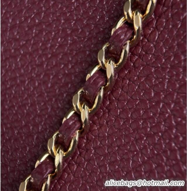 Luxury Discount Chanel Classic Vanity Bag in Grained Calfskin AS6473 Burgundy 2026