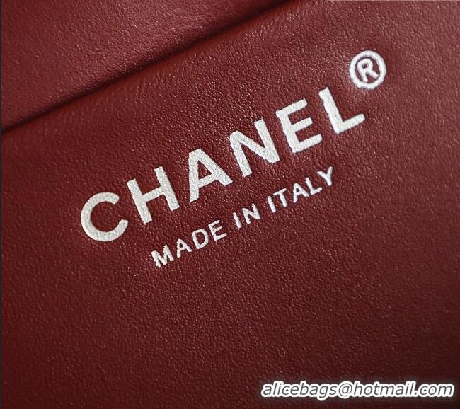 Top Quality Chanel Maxi Flap Bag in Crocodile Pattern Calfskin AS6233 Green/Silver 2026
