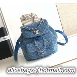 Unique Discount Chanel Denim Small Backpack AS2908 Blue 2026