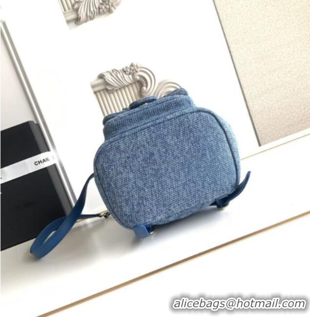 Unique Discount Chanel Denim Small Backpack AS2908 Blue 2026