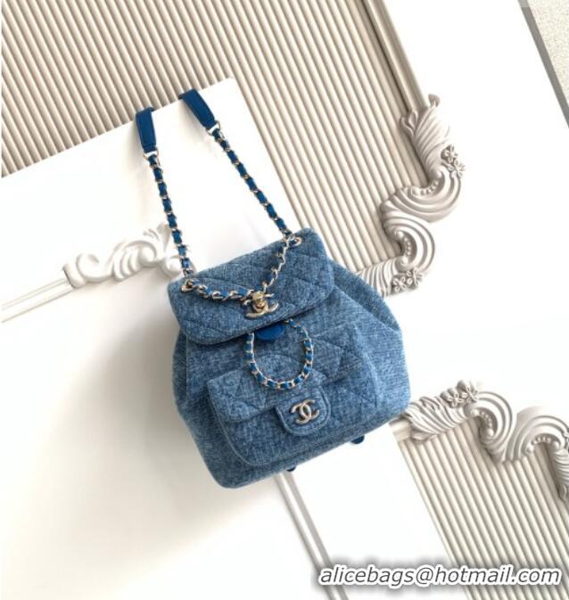 Unique Discount Chanel Denim Small Backpack AS2908 Blue 2026