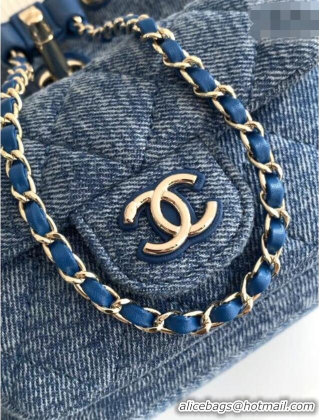 Unique Discount Chanel Denim Small Backpack AS2908 Blue 2026